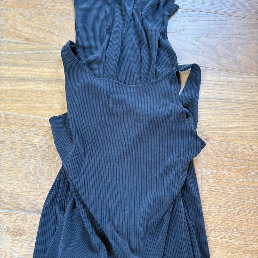 L*Space Black Ribbed Dress